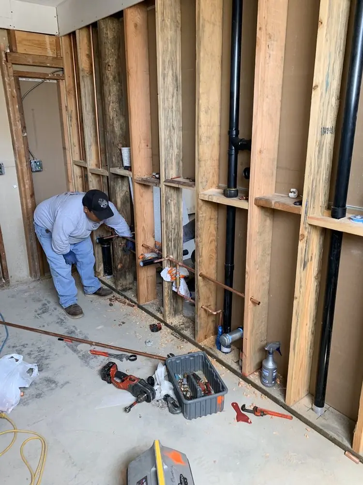 Commercial rough-in plumbing for Gas Line Repair in North Haven